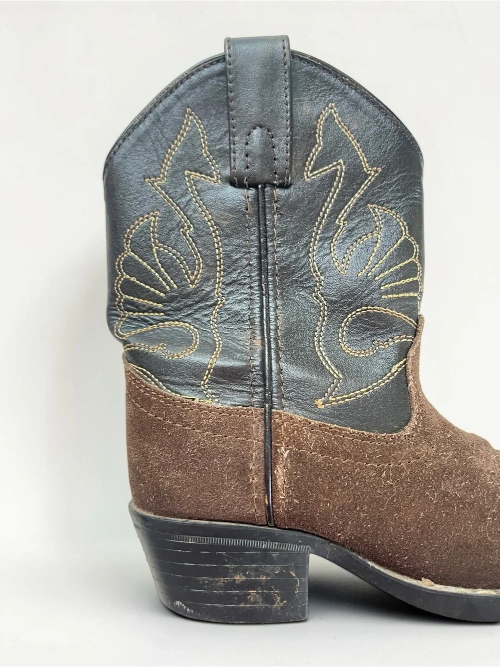 MASTERSON BOOT CO. VGUC Genuine Leather Brown Western Cowboy Boots